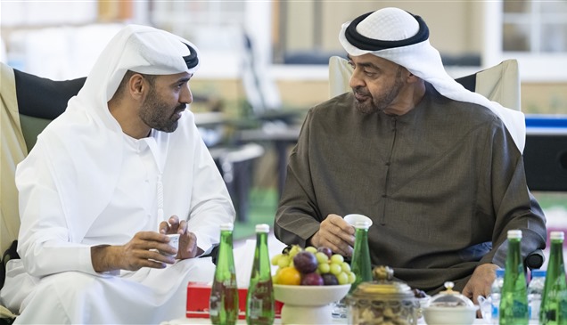 رئيس الدولة يزور حمد سعيد البلوشي ويتبادلان التهاني بعيد الفطر