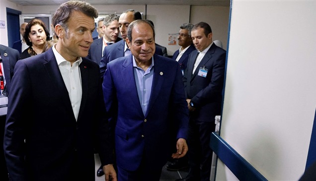 السيسي يبحث مع ماكرون العدوان الإيراني على دول عربية