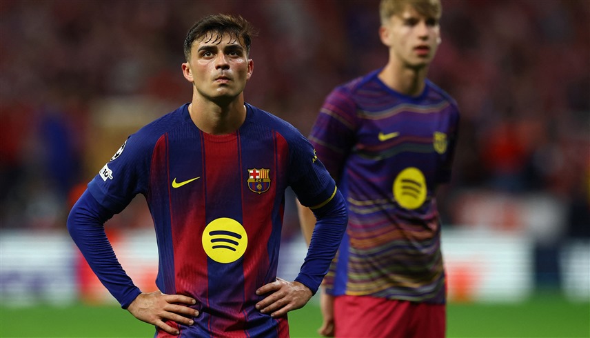 من مباراة أتلتيكو مدريد وبرشلونة (إكس)