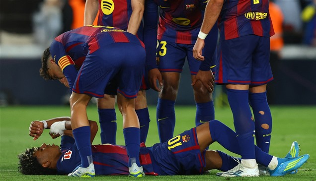 برشلونة يعلن رسمياً حجم إصابة لامين يامال