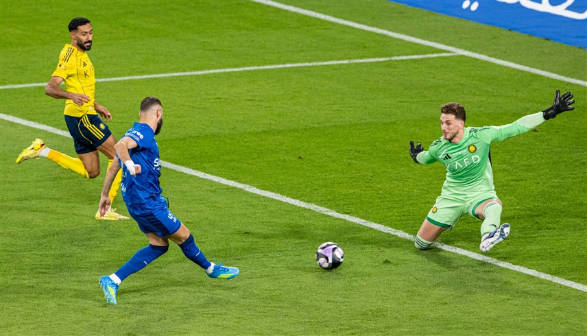 من لقاء الهلال والنصر (إكس)