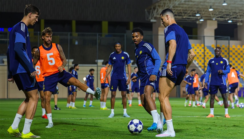 من تدريبات النصر السابقة  (إكس)