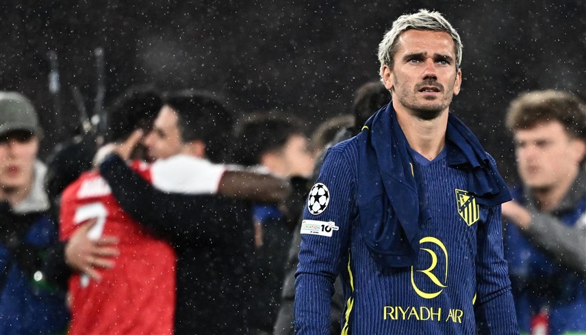 من مباراة آرسنال وأتلتيكو مدريد (رويترز)