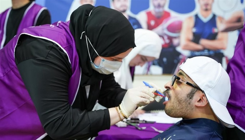 خلال فحص لاعبي الأولمبياد الخاص (وام)