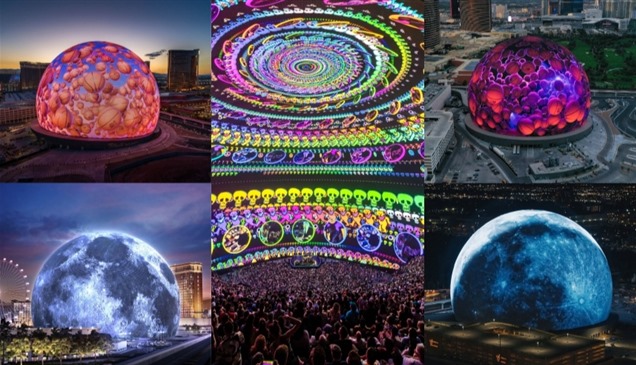 أبرز العروض الموسيقية الحية في Sphere لاس فيغاس.. القبة التي غيرت مستقبل الترفيه