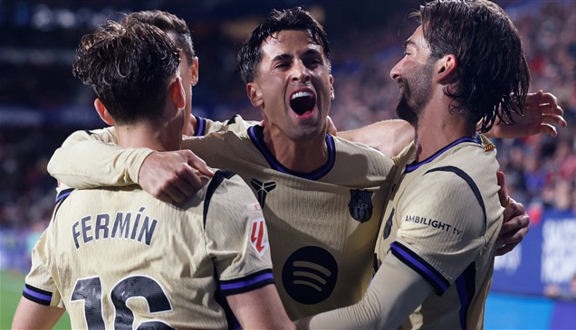 برشلونة يقضي على أوساسونا ويقترب من لقب "الليغا"
