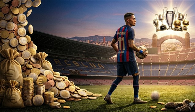 "المجد قبل المال".. رافينيا يرفض 90 مليون يورو ويتمسك ببرشلونة