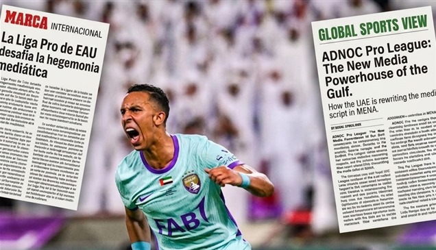 بـ9200 مقال.. الدوري الإماراتي "مغناطيس" للإعلام الرياضي العالمي