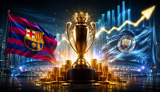 مانشستر سيتي وبرشلونة يتصدران القمة التجارية لكبار أندية أوروبا 