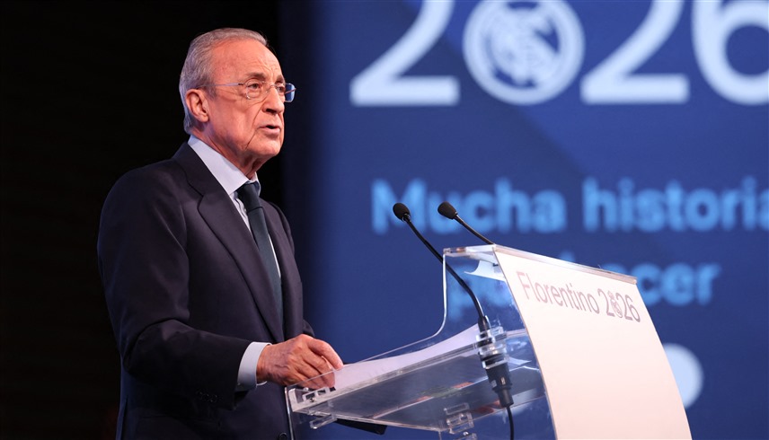 رئيس ريال مدريد فلورنتينو بيريز (رويترز)
