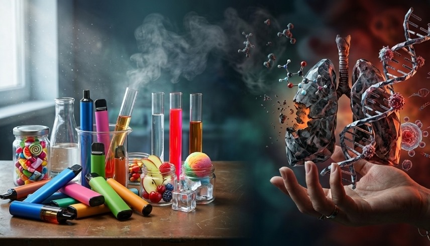 فخ النكهات الحلوة.. كيف تحول السيجارة الإلكترونية بخار الماء إلى تشوهات جينية؟