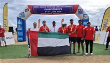 ميداليتان للإمارات في بطولة آسيا للتجديف الشاطئي