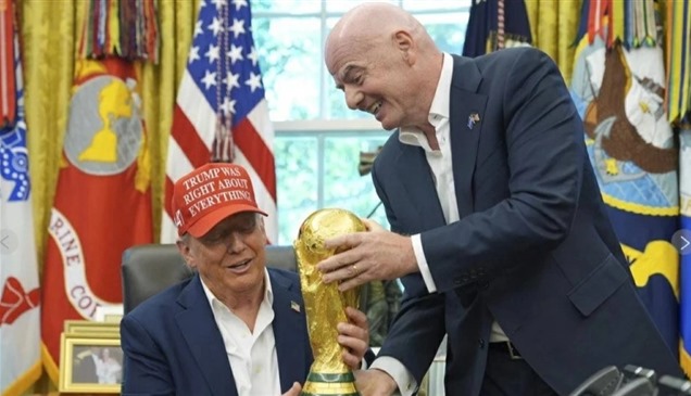 إنفانتينو: ترامب سيسلم الكأس لبطل المونديال
