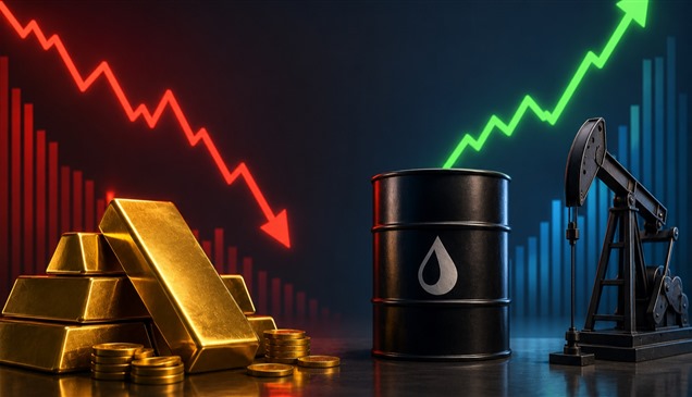 النفط يرتفع والذهب يتراجع وسط ترقب التطورات العالمية