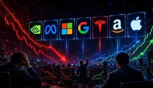 تبخر 2.3 تريليون دولار من ثروات عمالقة التكنولوجيا السبعة