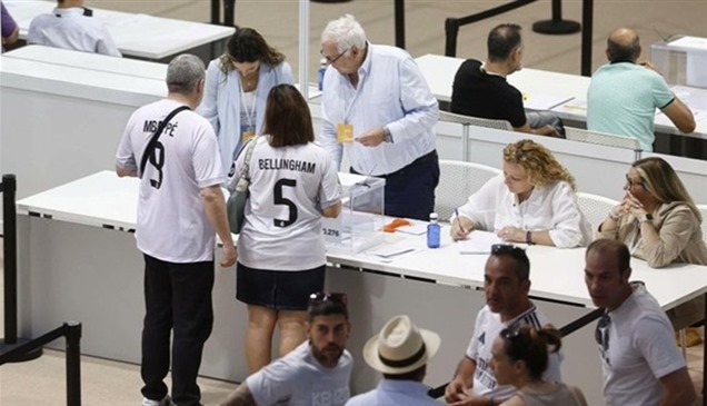 23,593 عضواً يدلون بأصواتهم في انتخابات ريال مدريد حتى الآن