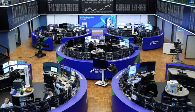 انخفاض الأسهم الأوروبية إلى أدنى مستوى في أسبوعين 