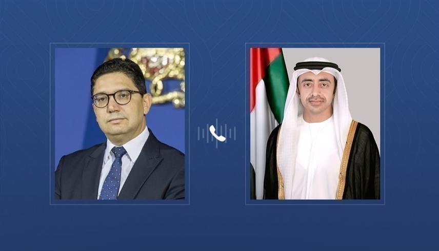 عبدالله بن زايد وناصر بوريطة (وام)