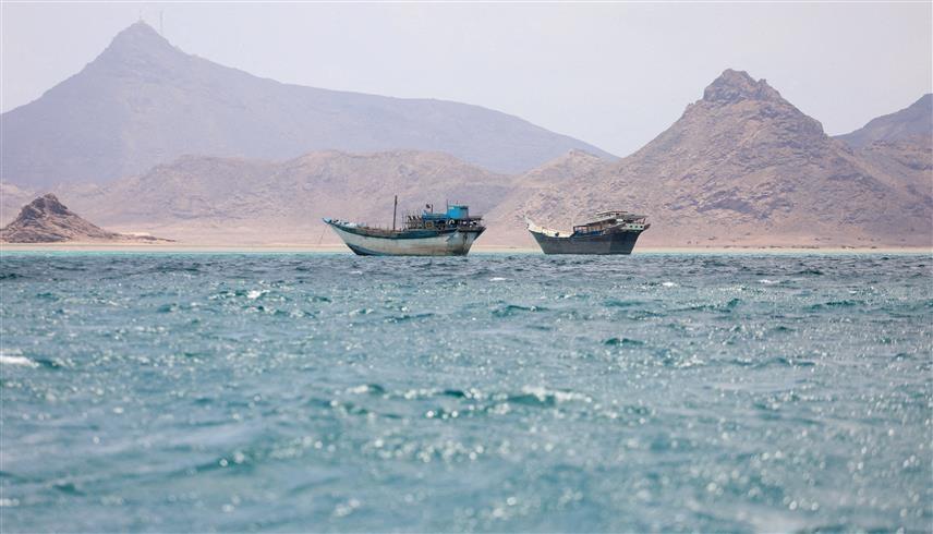 سفن في مضيق باب المندب (رويترز)