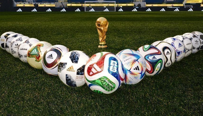جميع كرات المونديال من أديداس (adidas - fifa)