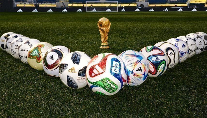 جميع كرات المونديال من أديداس (adidas - fifa)