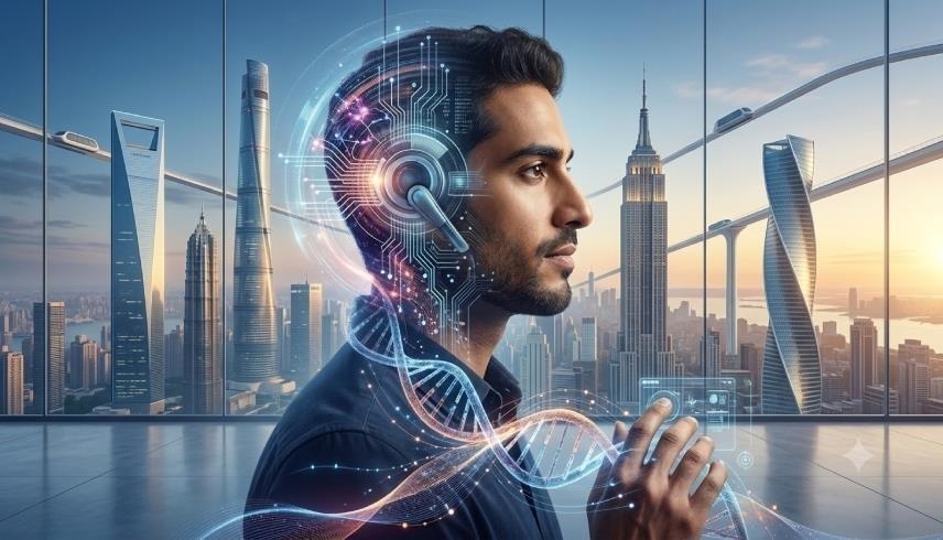 إعادة تشكيل سوق العمل عالمياً (الصورة مولدة بالذكاء الاصطناعي)