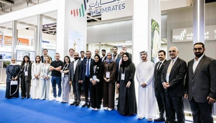 الوفد الإماراتي المشارك في معرض "جيتكس للذكاء الاصطناعي في أوروبا 2026" ببرلين