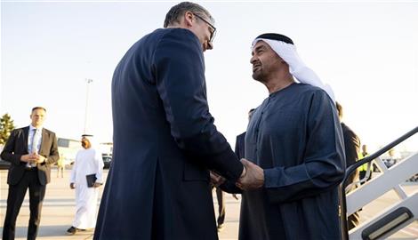رئيس الدولة يصل بلغراد في زيارة عمل