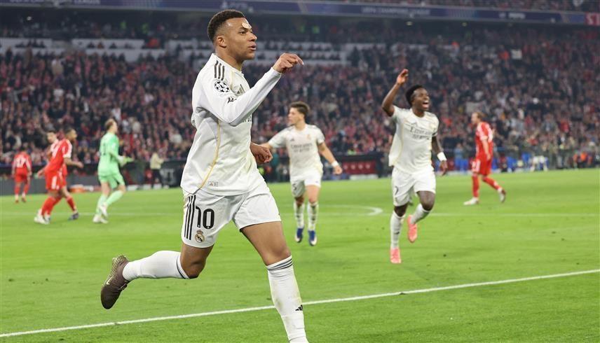 نجم ريال مدريد مبابي (أ ف ب)