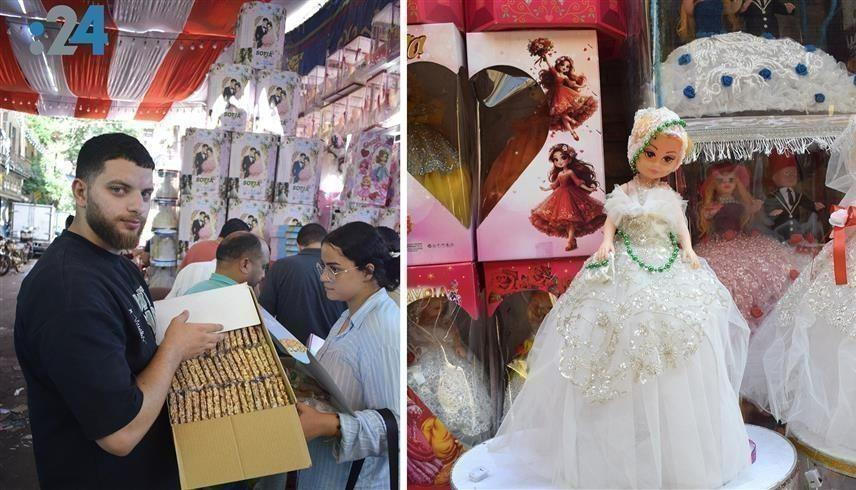 تتراوح أسعار "عروس المولد" بين 250 إلى 600 جنيهاً مصرياً 