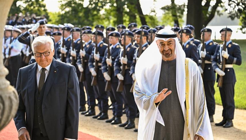 من زيارة رئيس الدولة إلى ألمانيا (أ ف ب)