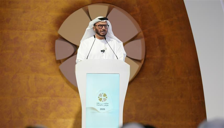 الدكتور أنور قرقاش خلال "منتدى هيلي 2026" (خاص 24)