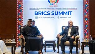 ولي عهد أبوظبي يلتقي الرئيس الإيراني على هامش قمة "بريكس" في نيودلهي