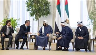 محمد بن زايد يبحث مع رئيس كردستان العراق تعزيز التعاون