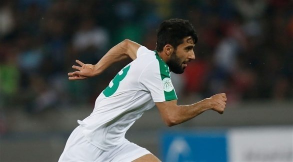 لاعب المنتخب العراقي بشار رسن (أبوظبي)