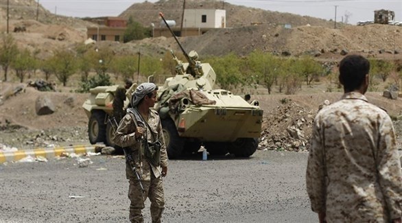 نقطة عسكرية للجيش اليمني في محافظة الضالع (أرشيف)