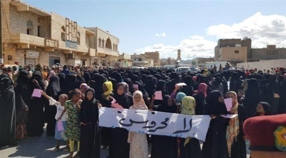 جانب من الاحتجاجات النسائية في سقطرى (عدن تايم)