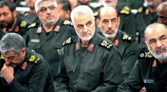 قاسم سليماني وقيادات من الحرس الثوري الإيراني (أرشيف) 