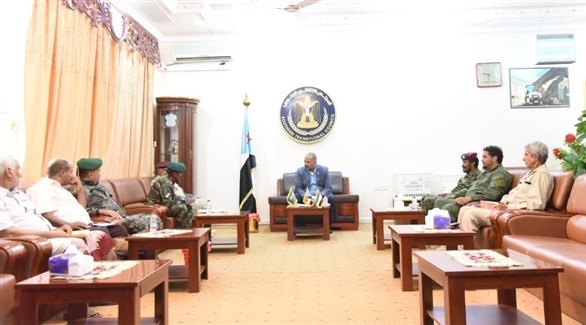 اجتماع لقادة الألوية والوحدات العسكرية والأمنية الجنوبية في اليمن (من المصدر)