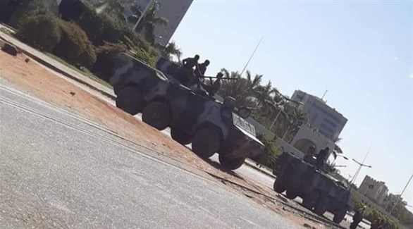 الجيش السوداني ينشر آليات عسكرية للتصدي لمجموعة من المتمردين اليوم (تويتر)