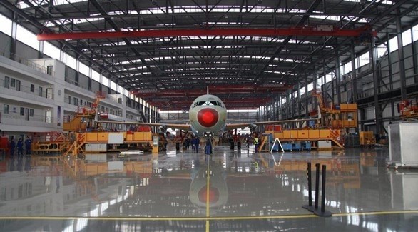 طائرة إيرباص في مصنع الشركة بتيانجين (أرشيف)