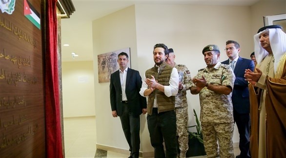  الأمير الحسين بن عبدالله الثاني في افتتاح مدينة الشيخ محمد بن زايد آل نهيان التدريبية (بترا)