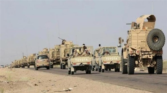 مدرعات تابعة للجيش الوطني اليمني (أرشيف)
