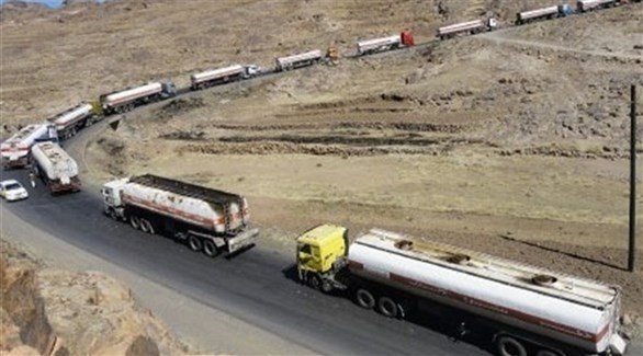 شاحنات تنقل صهاريج وقود في اليمن (أرشيف)