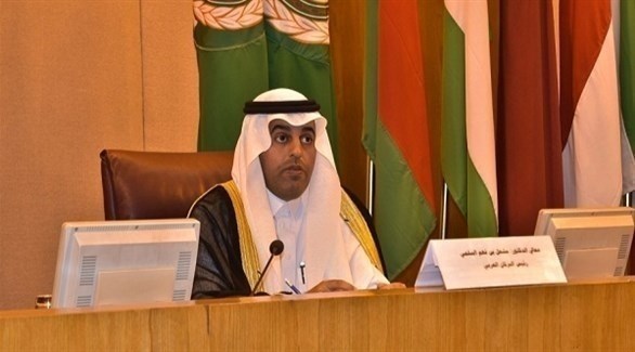 رئيس البرلمان العربي مشعل بن فهم السلمي (أرشيف)