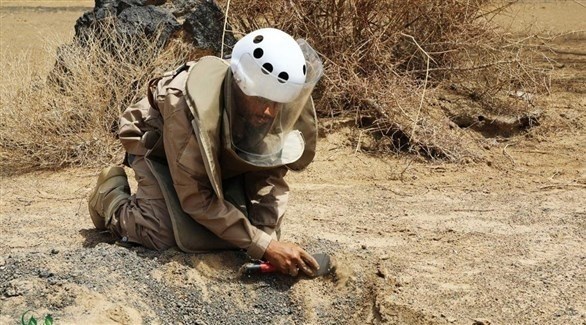 خبير ينزع لغماً أرضياً في اليمن (أرشيف)