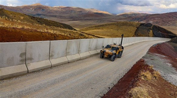الجدار الحدودي بين تركيا وإيران (أرشيف)