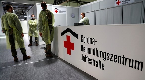 مركز لفحص الإصابة بفيروس كورونا في ألمانيا (أرشيف)