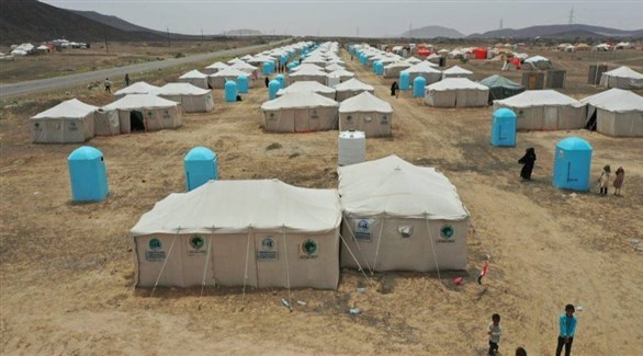 مخيم نازحين يمنيين في مأرب (أرشيف) 