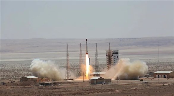 صاروخ إيراني تابع لوزارة الدفاع الإيرانية (أرشيف / أ ب )